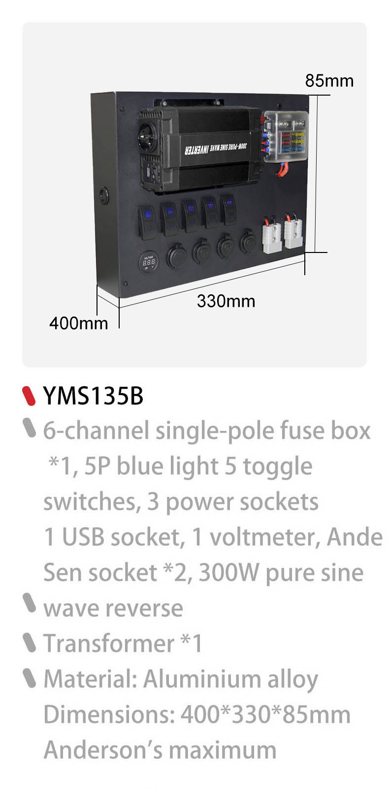 wholesale boat switch panel custom rocker switch panel switch panel for truck Supplier