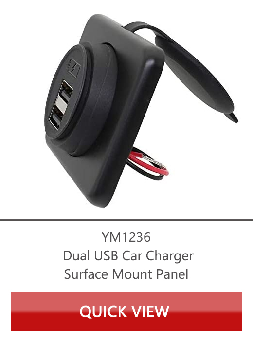 Carregador USB 5A, porta USB C de montagem embutida, carregador de carro USB C portátil producer