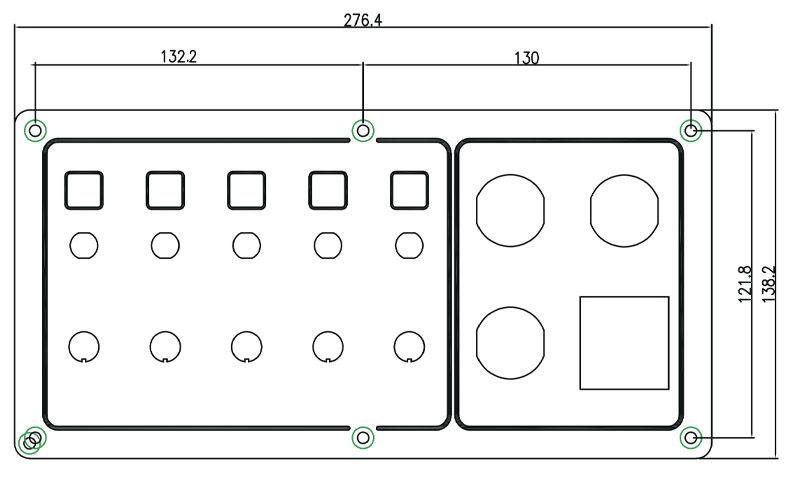 marine toggle switch panel, custom switch panel, switch control panel
