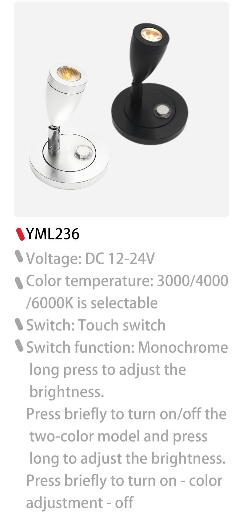 wholesale 12v boat lights interior, 12 volt led interior caravan lights, marine lights for boats Factory