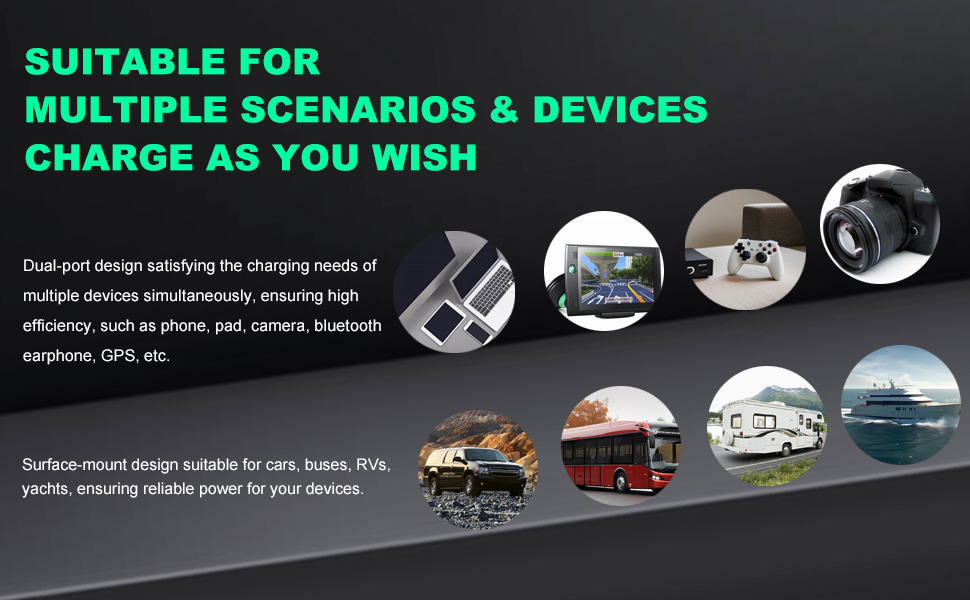 car usb port camper usb sockets usb bus poweredt Manufacturer DAMAVO