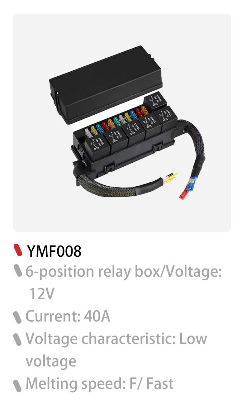 DAMAVO fuse and relay box, relay fuse panel, universal fuse and relay box For sale