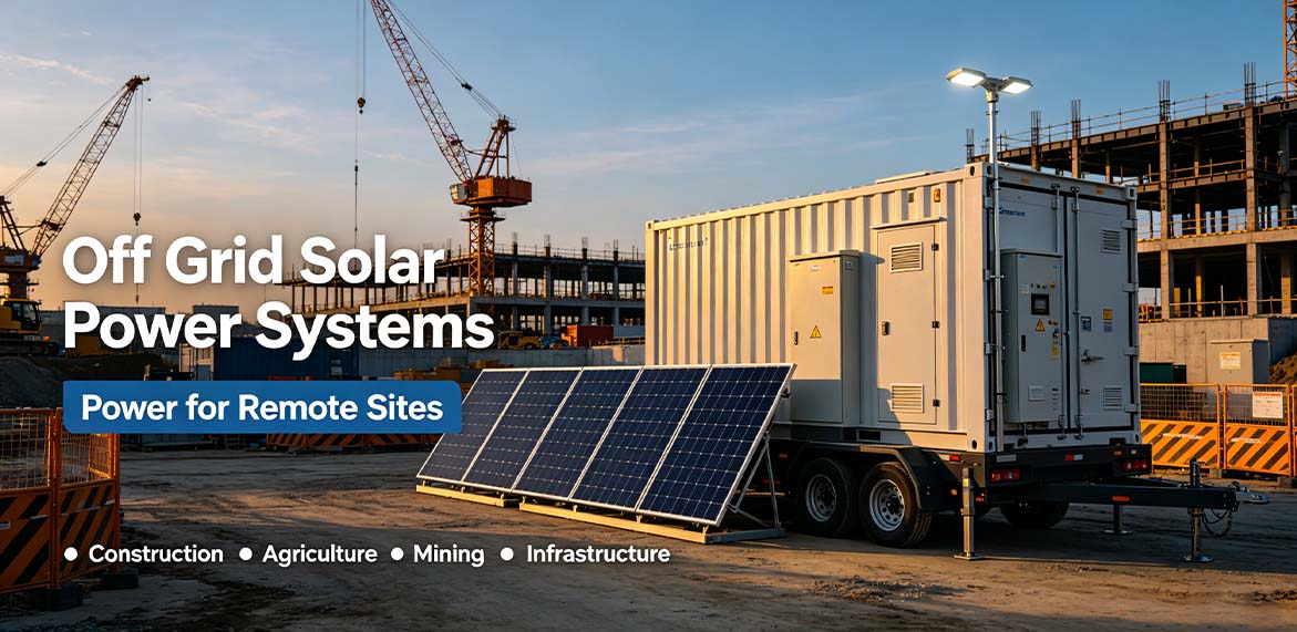 Off Grid Solar Power Systems for Industrial Applications