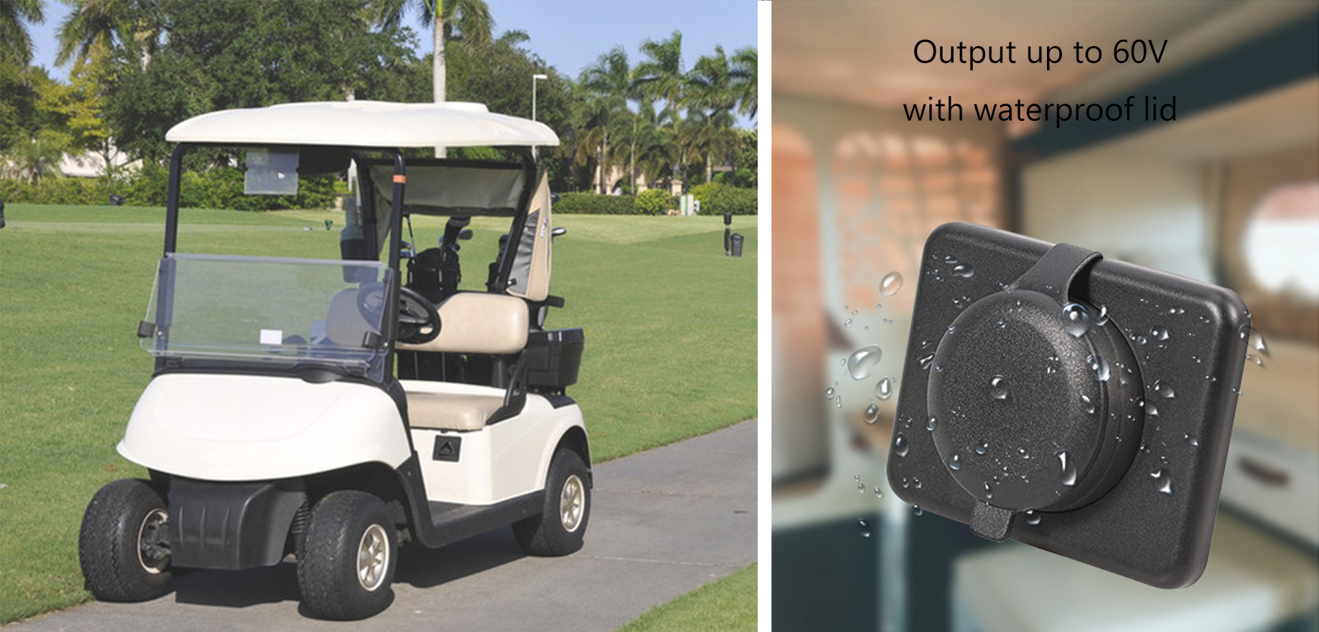 For Golf Cart & Sightseeing car golf cart led light bar , usb charger