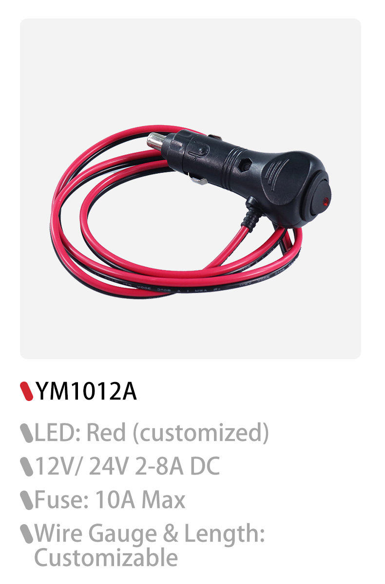 12v lighter plug, car cigarette lighter plug