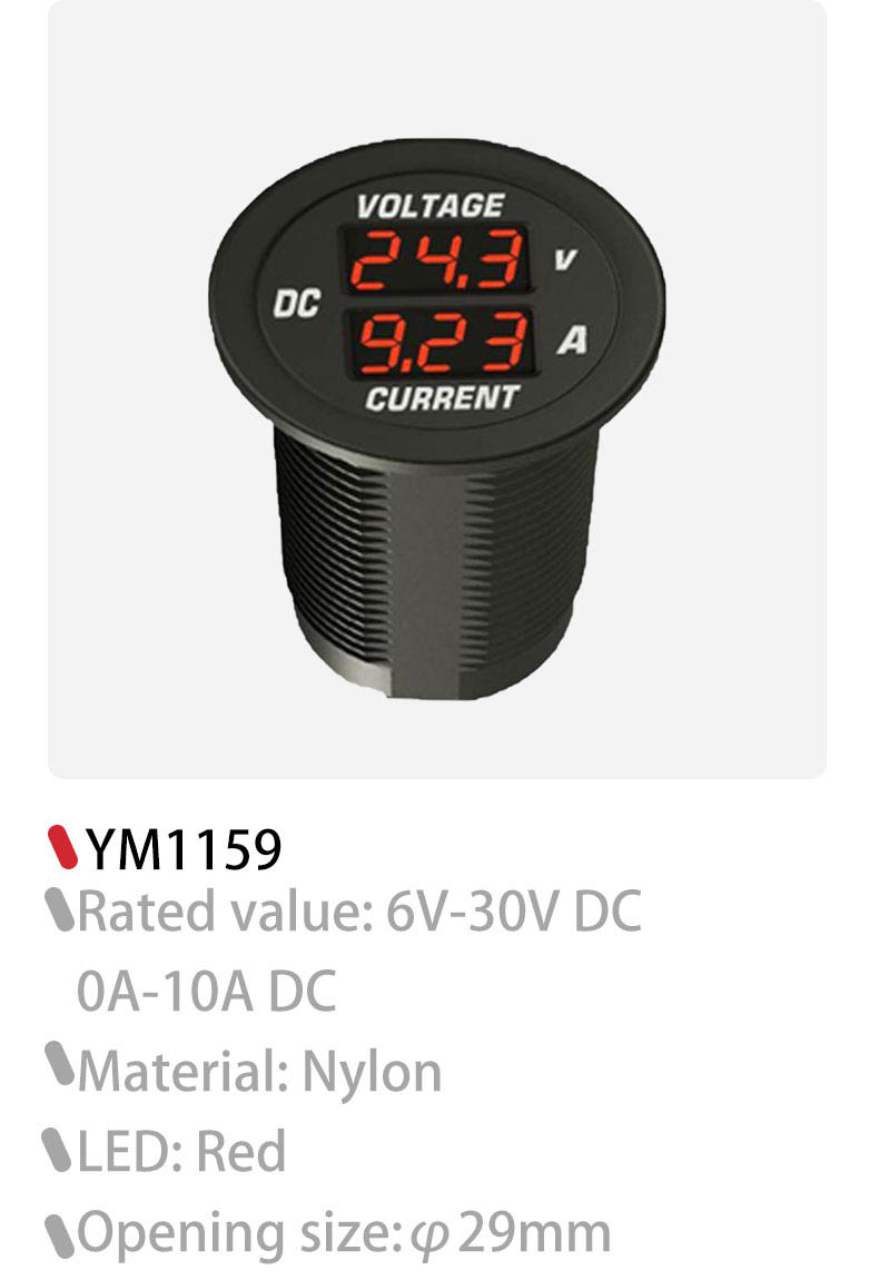 ammeter and voltmeter,digital ammeter and voltmeter,12v voltage current meter