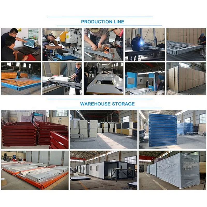 Instalación in situ de la casa prefabricada del envase de la oficina del paquete plano de GZXINCHENG China