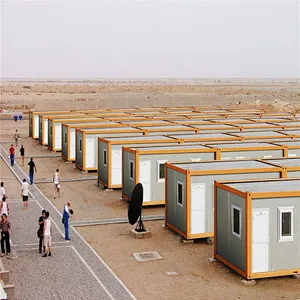 GZXINCHENG Kit de construcción de paquete plano económico Casa contenedor Casas prefabricadas de 40 pies Casa contenedor