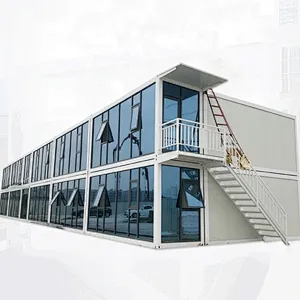 GZXINCHENG المحمولة المنقولة الفاخرة حاوية منزل الجاهزة المعيشة شقة حزمة زجاج الحائط حاوية المنزل