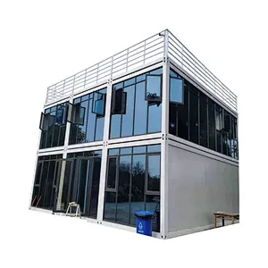 GZXINCHENG المحمولة المنقولة الفاخرة حاوية منزل الجاهزة المعيشة شقة حزمة زجاج الحائط حاوية المنزل