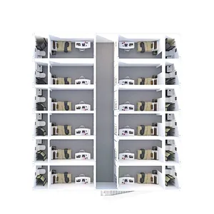 Las casas prefabricadas de GZXINCHENG albergan un contenedor de paquete plano con alta calidad para la construcción
