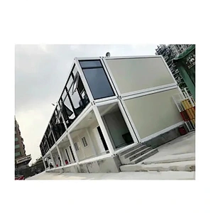 Casa prefabricada impermeable e ignífuga de fácil instalación de lujo