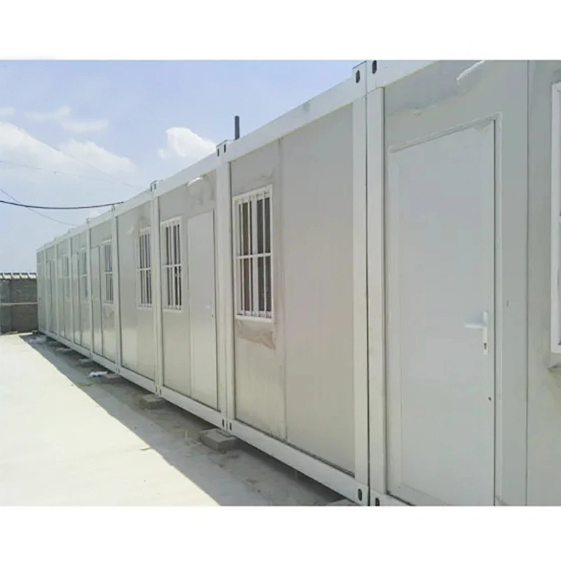 40FT ساندويتش لوحة فولاذية منزل المعيشة لموقع البناء