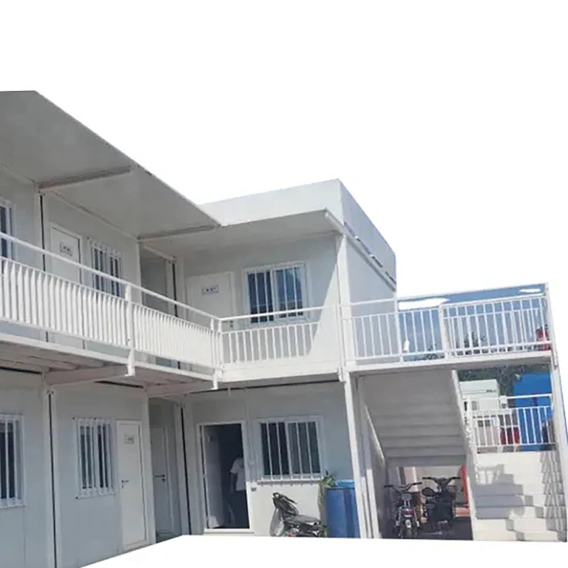 Venta de viviendas de contenedores de acero de colores de varios pisos Sitio de construcción Casas de alojamiento
