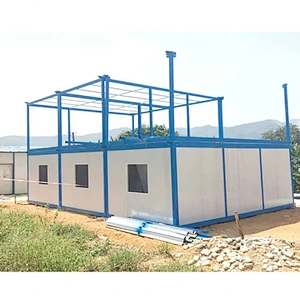 40FT Sandwich Panel Steel Container Living House for Construction Site