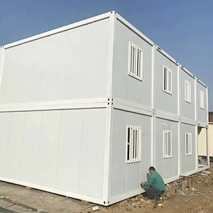 بيع منازل سكنية حاوية فولاذية ملونة متعددة الطوابق