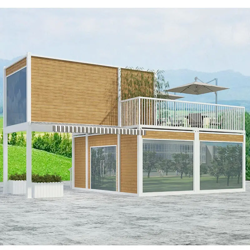Derribar la casa prefabricada del envase del paquete plano del hogar del envase