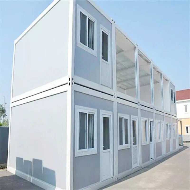 Casa prefabricada de la vivienda del envase del metal del montaje rápido