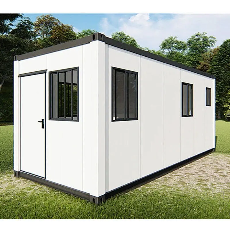 Hogar modular prefabricado del envase del paquete plano