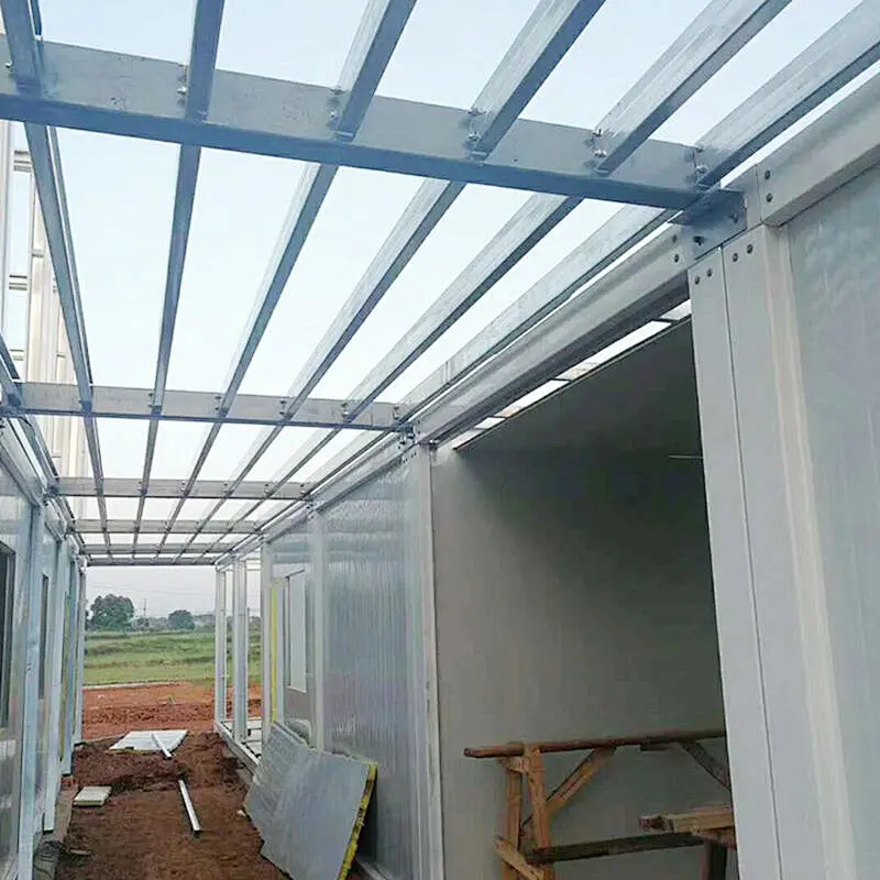 Casa de contenedores de lujo prefabricada modular móvil modificada al por mayor 40 pies