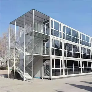 Hogar prefabricado fácil del envase del marco de acero