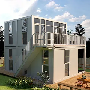 GZXINCHENG الشركة المصنعة منزل حاوية معيارية / حزمة مسطحة للسكن / الفندق مع غرفة المعيشة