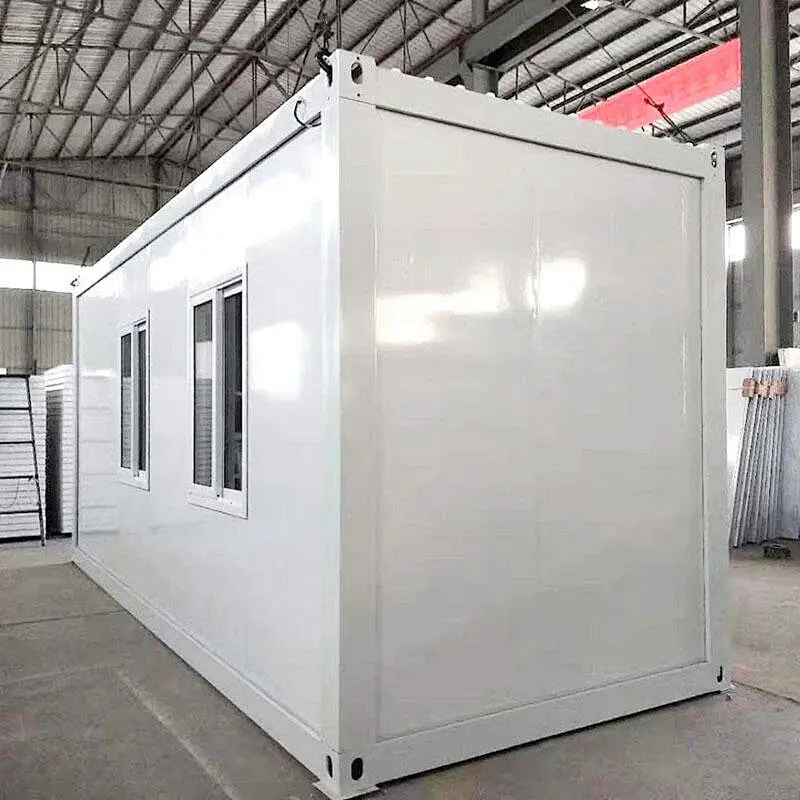 Casa de contenedores de lujo de 20 pies / Casa prefabricada de paquete plano