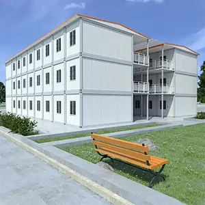 2021China New Style Container House بتصميم قابل للطي