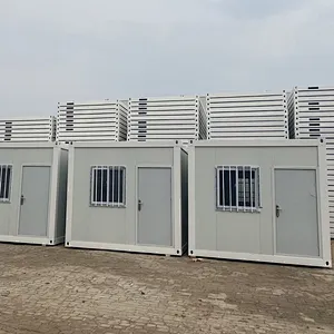 Estructura de acero de la casa prefabricada del edificio de oficinas del envase completamente amueblado del precio de China