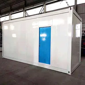 Casa de contenedores de lujo de 20 pies / Casa prefabricada de paquete plano