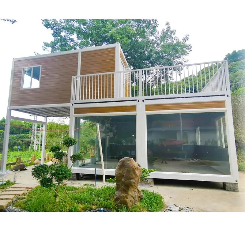 Derribar la casa prefabricada del envase del paquete plano del hogar del envase