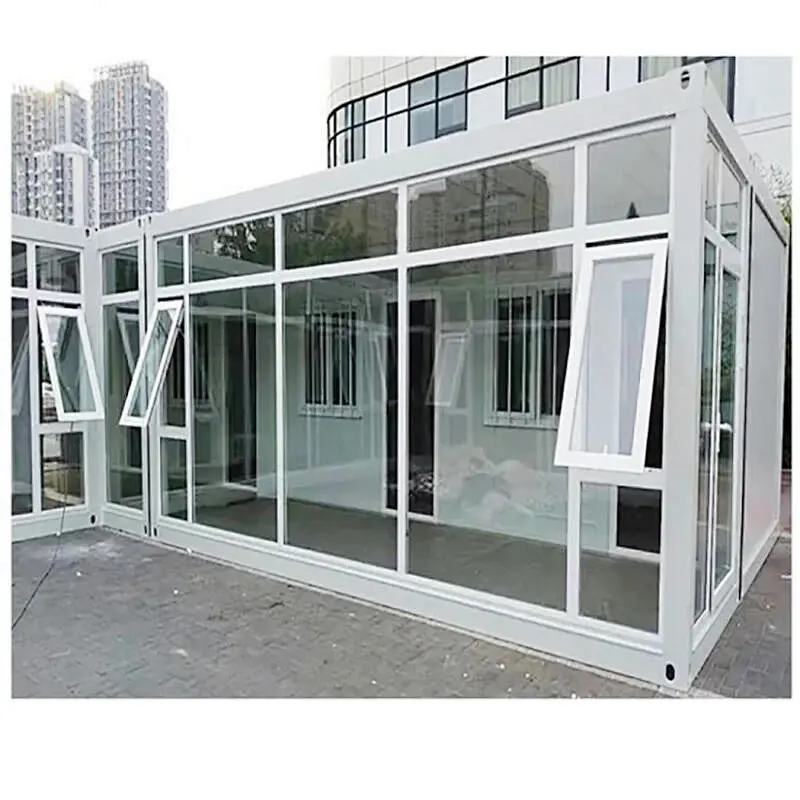 Restaurante ligero del envase de envío de la estructura de acero de la asamblea fácil