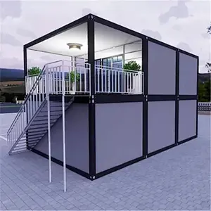 Casa contenedor móvil de construcción de lujo amigable
