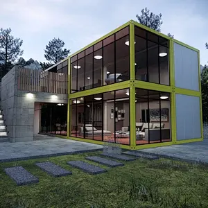 GZXINCHENG الشركة المصنعة منزل حاوية معيارية / حزمة مسطحة للسكن / الفندق مع غرفة المعيشة