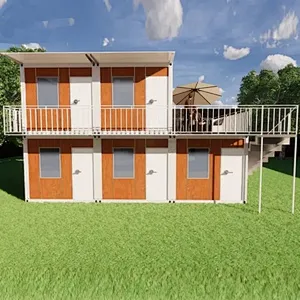 GZXINCHENG Prefab Flat Pack Container House Flat Packing Prebuilt Container House with SGE, CE & ROHS