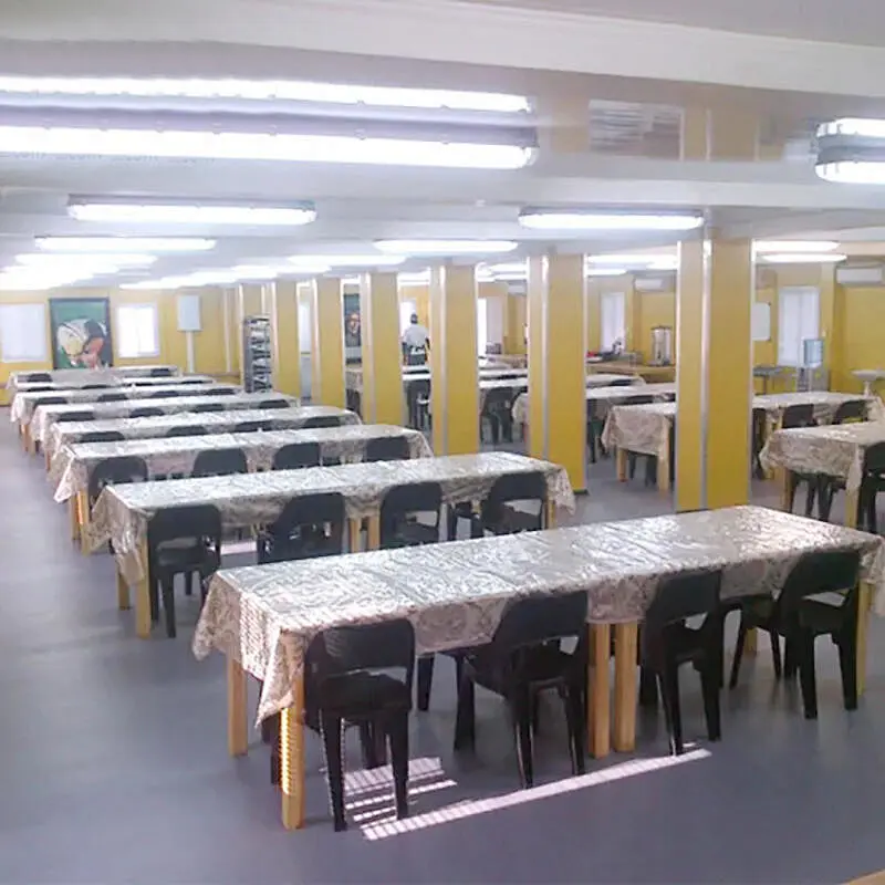 Restaurante ligero del envase de envío de la estructura de acero de la asamblea fácil
