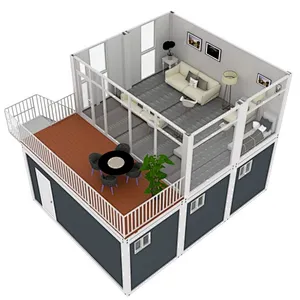 GZXINCHENG Container Home سهل التركيب خفيف الصلب الجاهزة منزل حاوية