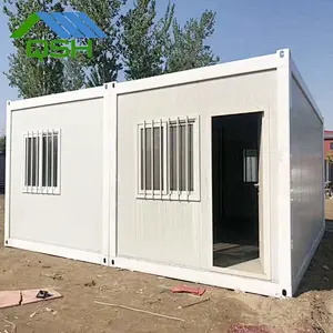 Casa de contenedores de lujo de 20 pies / Casa prefabricada de paquete plano