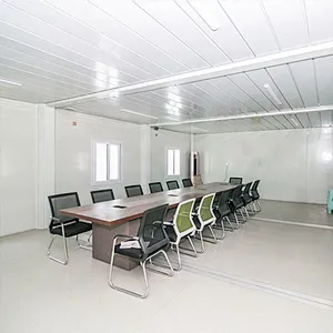 GZXINCHENG Comercial Montaje rápido Casa contenedor de paquete plano para bienes raíces de 20 pies