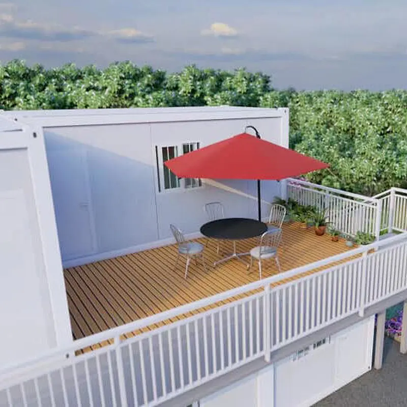 GZXINCHENG Ensambla rápidamente una superficie colorida para diferentes casas de contenedores para entornos
