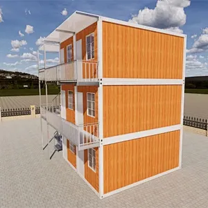 GZXINCHENG Prefab Flat Pack Container House Flat Packing Prebuilt Container House with SGE, CE & ROHS