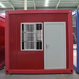 GZXINCHENG Comercial Montaje rápido Casa contenedor de paquete plano para bienes raíces de 20 pies