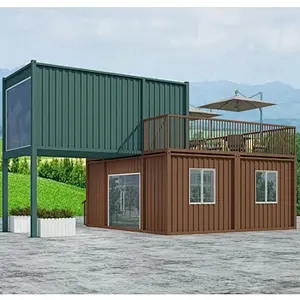 Derribar la casa prefabricada del envase del paquete plano del hogar del envase