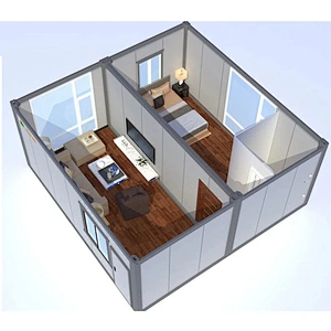 Casa de contenedores de fabricante modular de estructura de acero