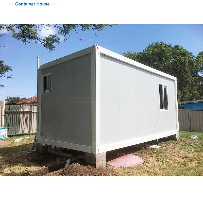Edificio de contenedores prefabricados modulares de paquete plano de instalación rápida