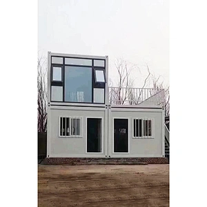 Casa contenedor de lujo con estructura de acero de instalación rápida estándar