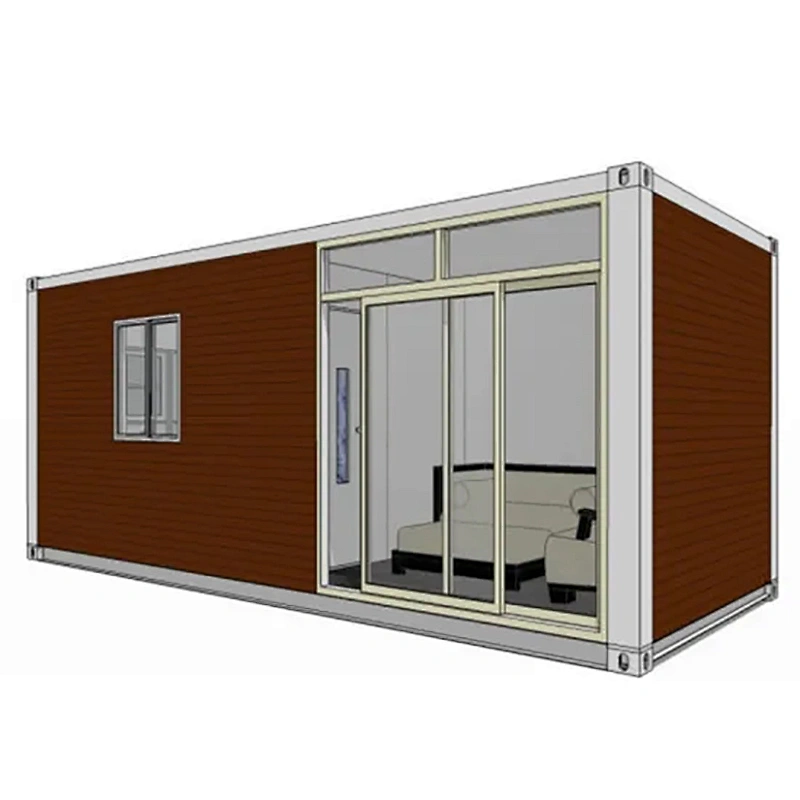 Casa de contenedores de acero prefabricada de montaje rápido para vivir