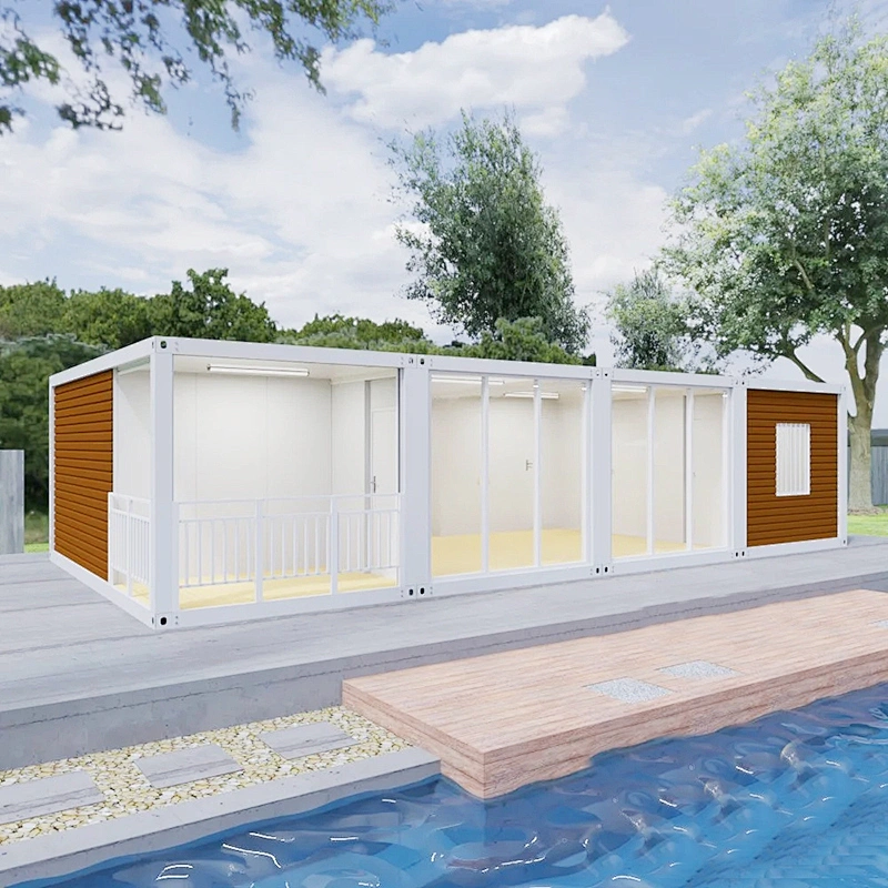 Sala de contenedores de casa prefabricada fabricada para vivir
