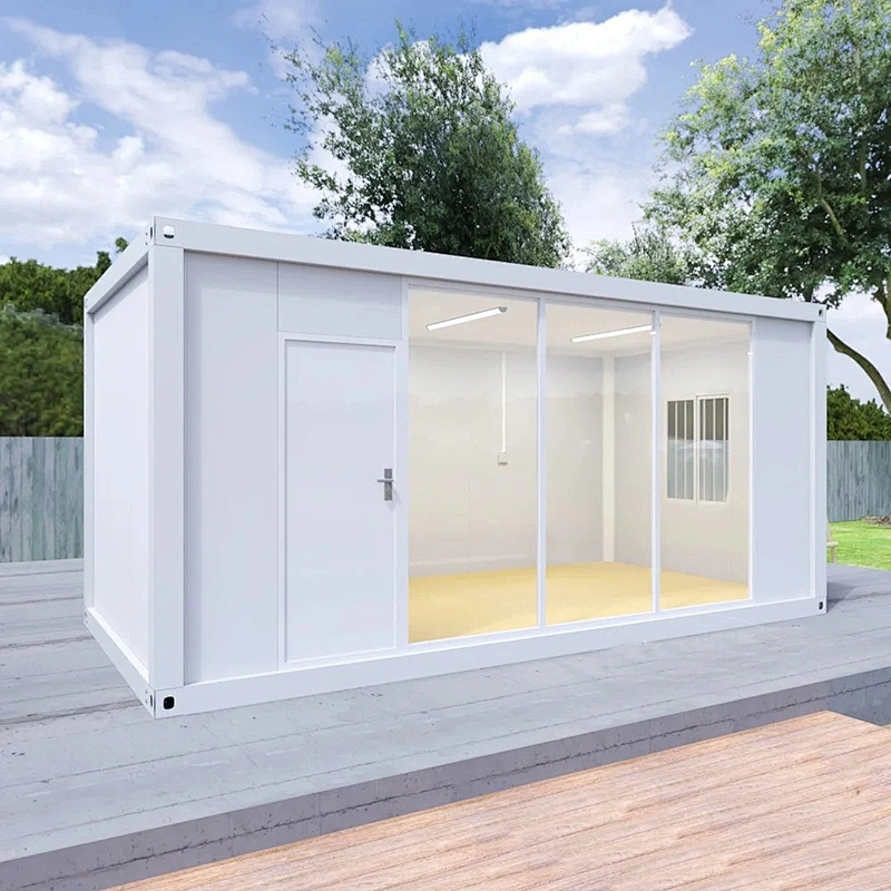 Sala de contenedores de casa prefabricada fabricada para vivir
