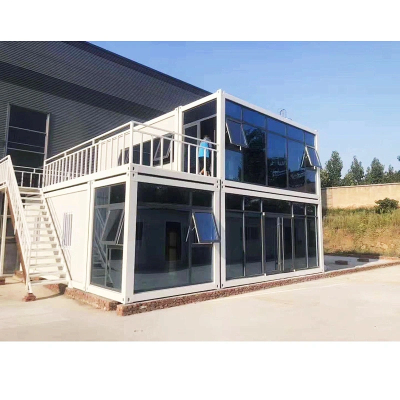 Casa contenedor de lujo con estructura de acero de instalación rápida estándar